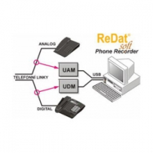 ReDat® Phone Recorder – záznam klasické telefonie
