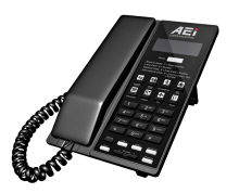 Analogový telefon s DECT základnou  a LCD AEI  AVM-9108-SMD 