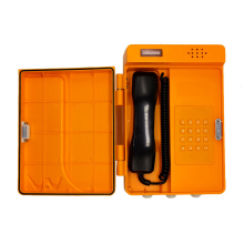 Voděodolný plastový analogový telefon (s rozhlasem) 