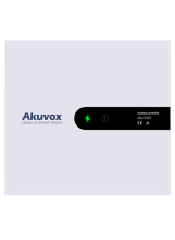 Akuvox A092P - IP kontrolér pro dvoje dveře, napájení PoE