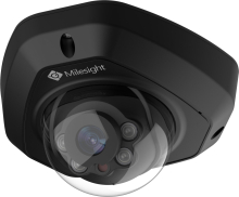 Milesight MS-C2973-RPC/B venkovní IR mini dome IP kamera, 2MP, H.265, VCA